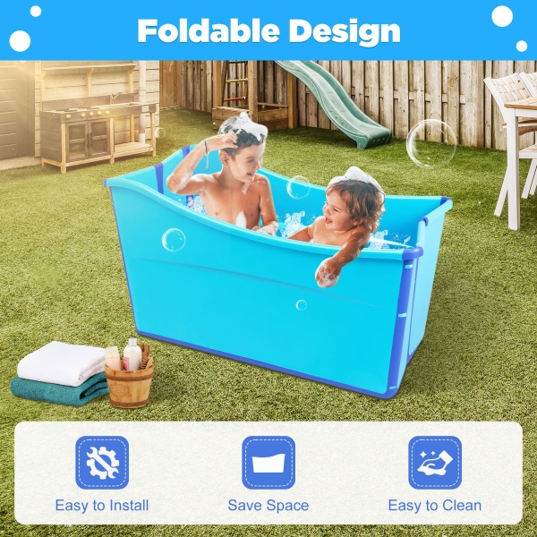 Baignoire pliable en plastique - Pour enfants - Pour adultes