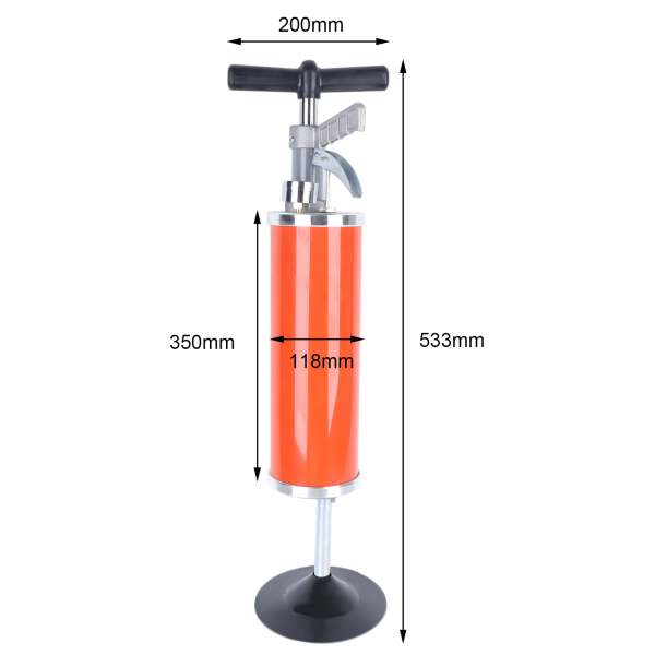 Haute pression Excavatrice à Tubes Cloche d'aspiration Purificateur de drain 0,7MPa En Alliage D'aluminium Base Universel Haute Pression Outil Haute pression Excavatrice à Tubes Cloche d'aspiration Purificateur de drain 0,7MPa En Alliage D'aluminium Base Universel Haute Pression Outil