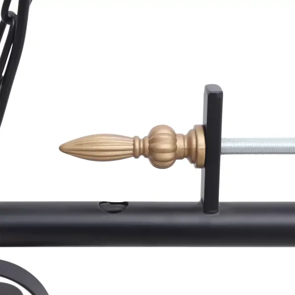 Lampe suspendue rétro pour billard - Lampe de billard industrielle - Châssis avec chaîne noire - Lustre suspendu - Pour table de billard