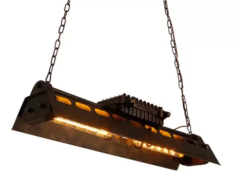 Lustre vintage rétro industriel en métal, câble réglable, diamètre 78 cm, parfait pour les restaurants, bars, cafés