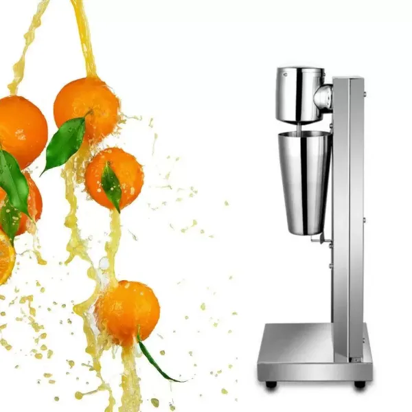 Machine à milk-shake commerciale de 180W en acier inoxydable, avec mousseur, pour smoothie 650m