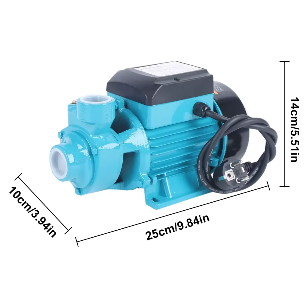 Pompe à eau 220 V - 38 m - 2 m3/h - Pompe à eau électrique - 370 W - 10 bar