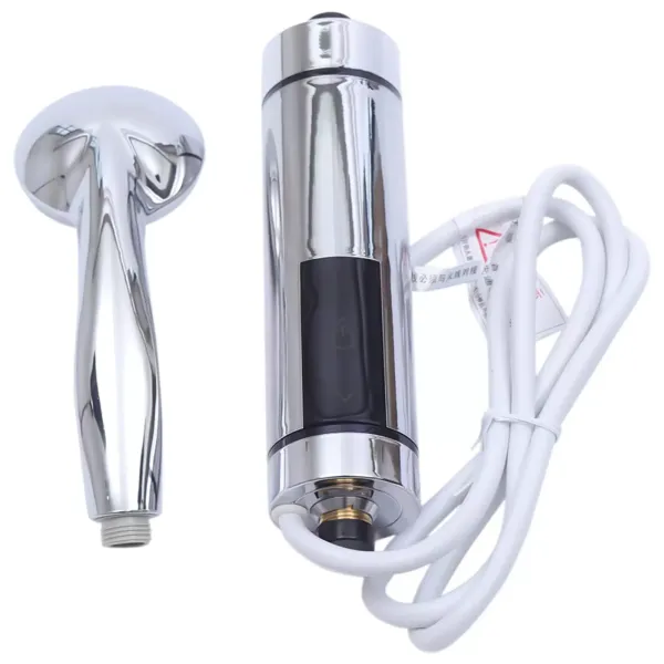Chauffe-eau électronique avec kit de douche de salle de bain, 220 V 5500 W douche, température réglable, chauffe-eau instantané Chauffe-eau électronique avec kit de douche de salle de bain, 220 V 5500 W douche, température réglable, chauffe-eau instantané
