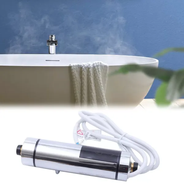 Chauffe-eau électronique avec kit de douche de salle de bain, 220 V 5500 W douche, température réglable, chauffe-eau instantané Chauffe-eau électronique avec kit de douche de salle de bain, 220 V 5500 W douche, température réglable, chauffe-eau instantané