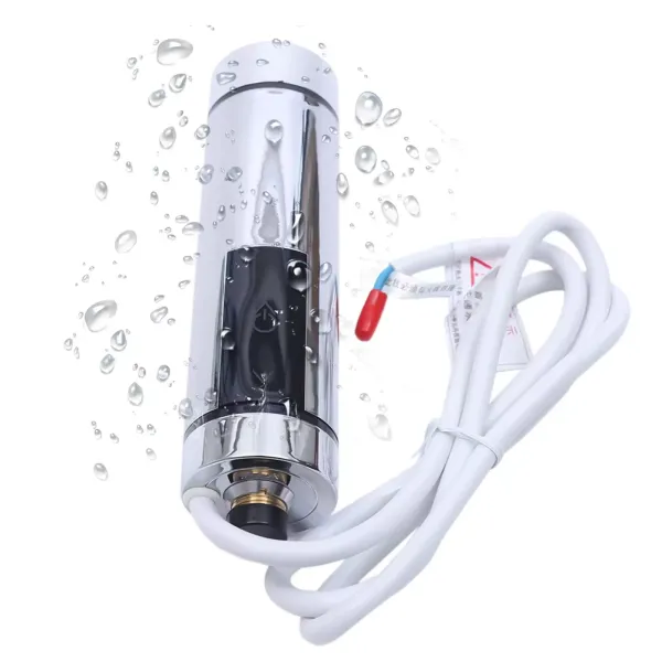 Chauffe-eau électronique avec kit de douche de salle de bain, 220 V 5500 W douche, température réglable, chauffe-eau instantané Chauffe-eau électronique avec kit de douche de salle de bain, 220 V 5500 W douche, température réglable, chauffe-eau instantané
