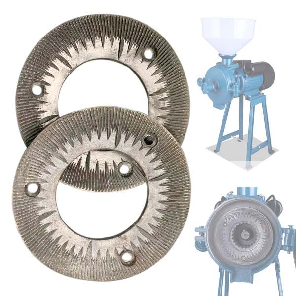 Paire de lames de broyage pour moulins  (Hors machines)