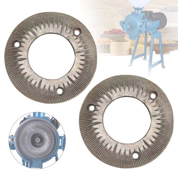 Paire de lames de broyage pour moulins  (Hors machines)