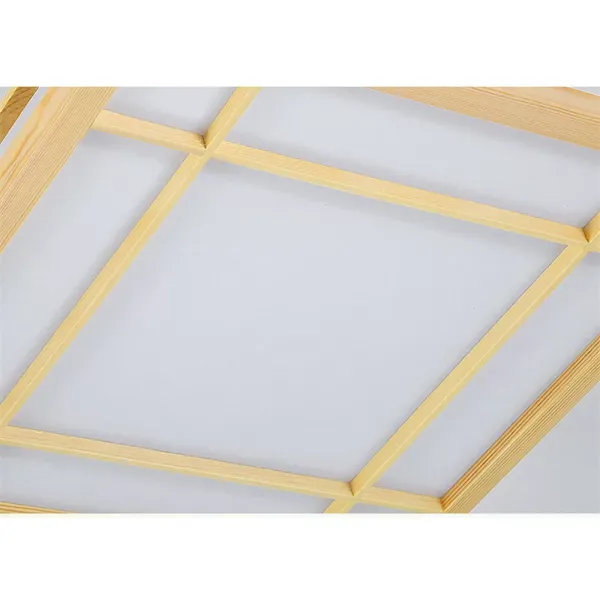 Plafonnier LED en bois - Pour chambre à coucher - 220 V - 24 W