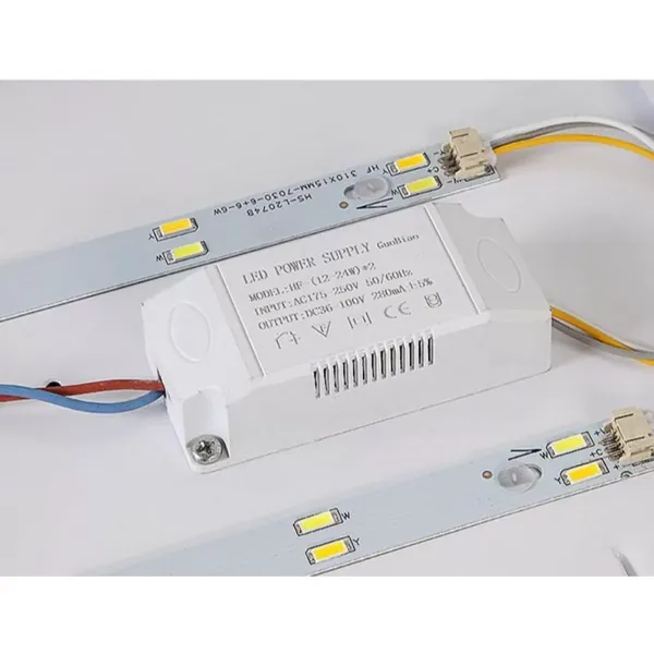 Plafonnier LED en bois - Pour chambre à coucher - 220 V - 24 W