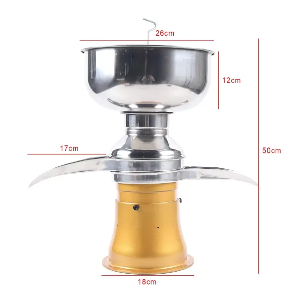 50 l/h - Séparateur de lait frais - Machine à séparer le lait de vache - Vitesse du rouleau : 9800-11000 tr/min