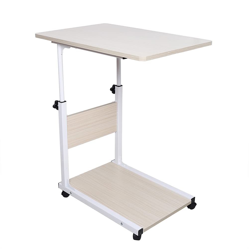 Bureau réglable pour ordinateur portable - Bureau portable - Table de chevet réglable en hauteur