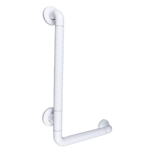 Barre d'Appui, Barre De Sécurité Antidérapante pour Salle De Bain Barre d'Appui Murale à Angle Droit en Acier Inoxydable pour Salle De Bain, Douche