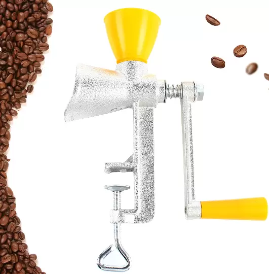 Handmatige handslingermolen van roestvrij staal - voor het brouwen van koffie, maïs, rijst, soja, gerst enz.