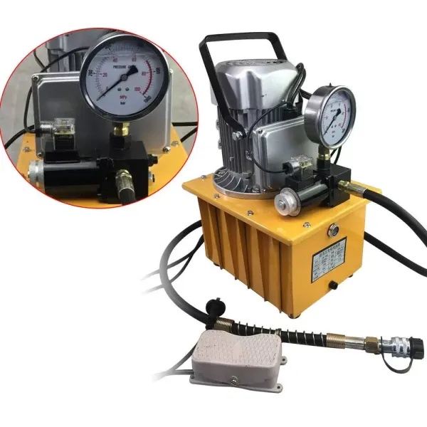 Pompe hydraulique Driven 700 bar 7 l avec valve à pédale 750 W Pompe hydraulique Driven 700 bar 7 l avec valve à pédale 750 W