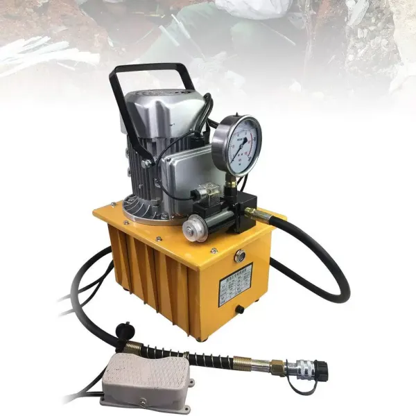 Pompe hydraulique Driven 700 bar 7 l avec valve à pédale 750 W