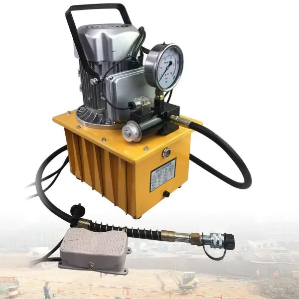 Pompe hydraulique Driven 700 bar 7 l avec valve à pédale 750 W Pompe hydraulique Driven 700 bar 7 l avec valve à pédale 750 W