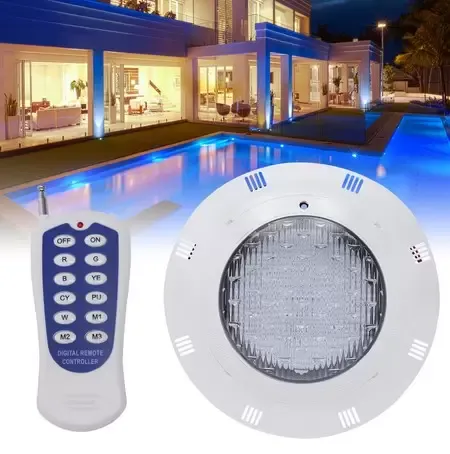 Lampe LED pour piscine - 45 W/36W - Éclairage submersible - Ac12 V - Angle d'éclairage 120 ° - Étanche IP68 - À suspendre sous l'eau