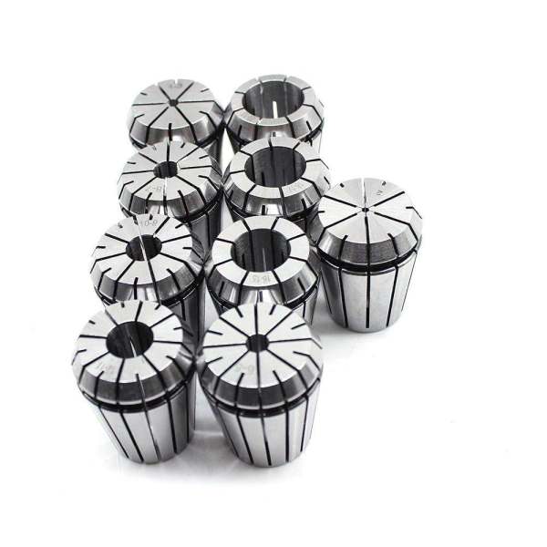 Mandrin de serrage M12 MK3 ER32 + jeu de 9 pinces de serrage 2-20 mm pour fraiseuse, en acier à ressort de haute qualité Mandrin de serrage M12 MK3 ER32 + jeu de 9 pinces de serrage 2-20 mm pour fraiseuse, en acier à ressort de haute qualité