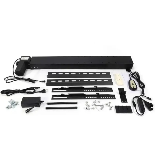 Support TV électrique réglable en hauteur 700 mm Télécommande pour téléviseur 26" à 57"