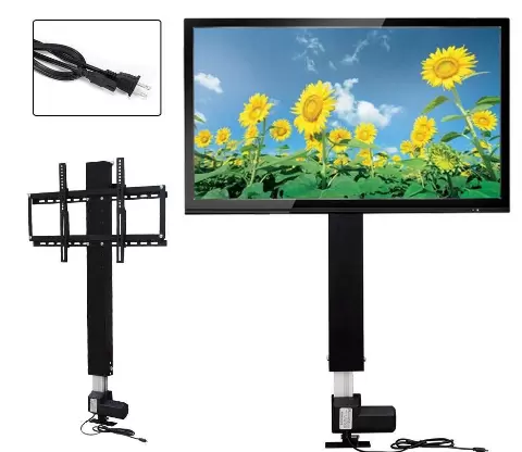 Support mural électrique pour TV Lift - Hauteur réglable - Pour écrans plasma avec télécommande - Convient pour les écrans de 26"-57"