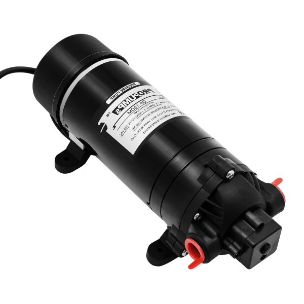Pompe à eau auto-amorçante - 220 V - 5,5 l/min - 3 chambres - Pompe à pression de 90 PSI max pour nettoyage de l'eau, machine à filtre, DP-160M