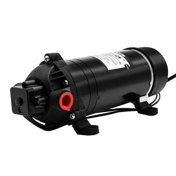 Pompe à eau auto-amorçante - 220 V - 5,5 l/min - 3 chambres - Pompe à pression de 90 PSI max pour nettoyage de l'eau, machine à filtre, DP-160M