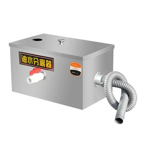 Disque de vidange en acier inoxydable avec séparateur de graisse