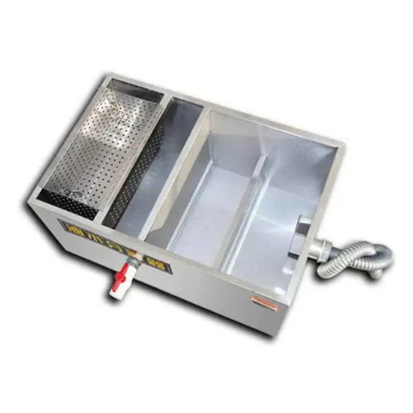 Disque de vidange en acier inoxydable avec séparateur de graisse