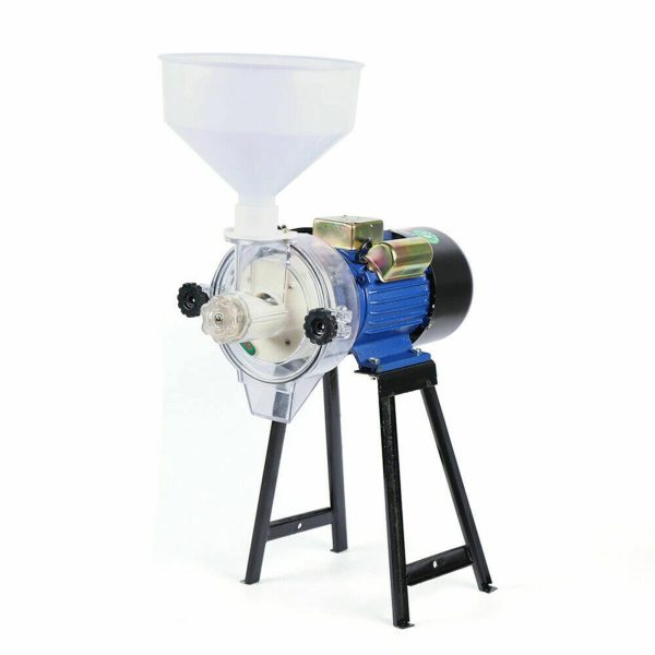 Broyeur à eau 220 V avec entonnoir, moulin à céréales, moulin à céréales, moulin à légumes électrique 1400 tr/min, moulin à déchets pour céréales Broyeur à eau 220 V avec entonnoir, moulin à céréales, moulin à céréales, moulin à légumes électrique 1400 tr/min, moulin à déchets pour céréales