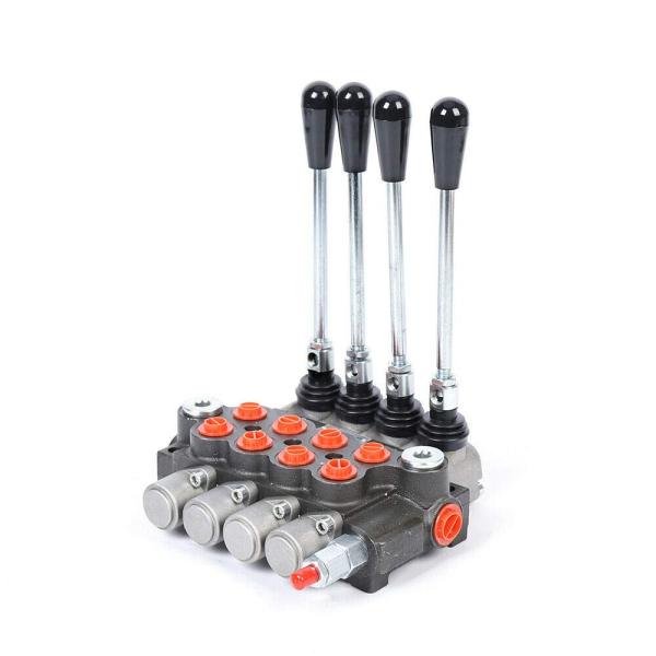 Spool Lot de 4 vannes de commutation hydrauliques pour commande pneumatique électrique