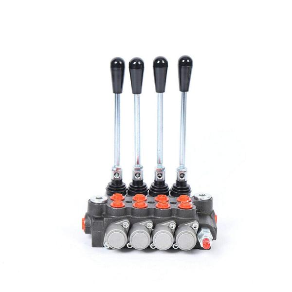 Spool Lot de 4 vannes de commutation hydrauliques pour commande pneumatique électrique