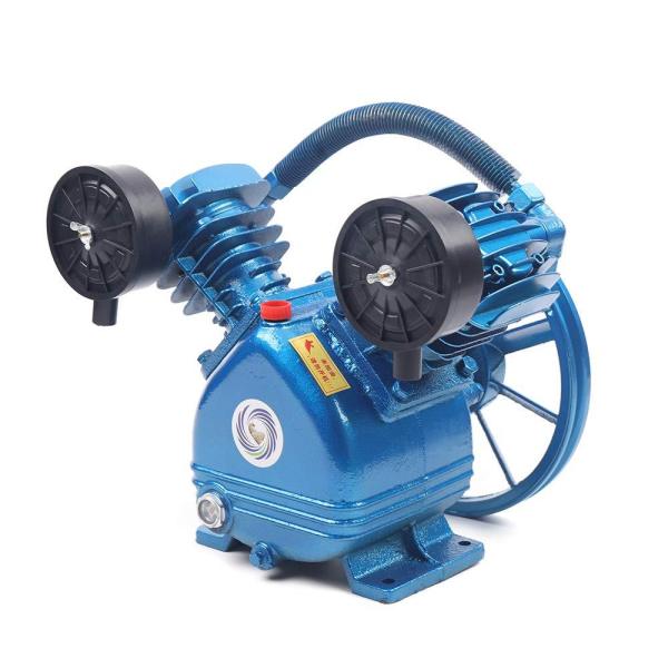 Compresseur à air comprimé 1,5 kW 115 PSI 2 cylindres de type V Tête de pompe