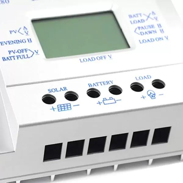 Régulateur de charge solaire 80 A - 12 V/24 V