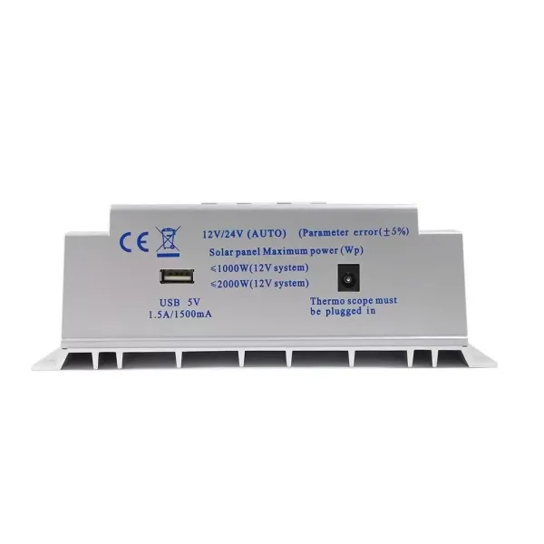 Régulateur de charge solaire 80 A - 12 V/24 V Régulateur de charge solaire 80 A - 12 V/24 V