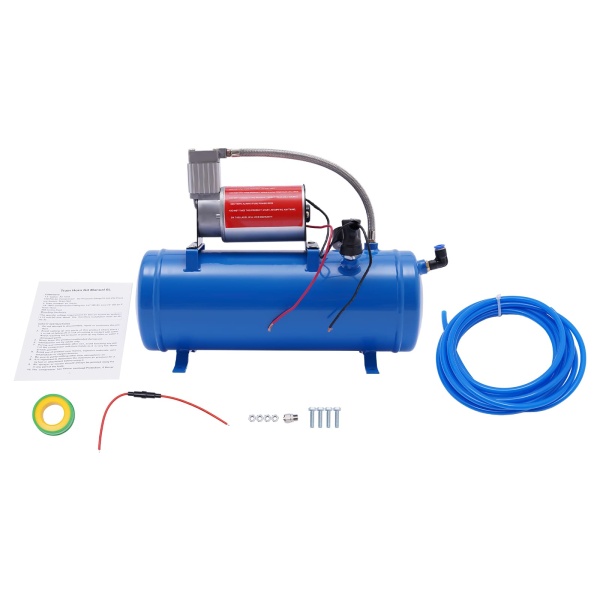 Compresseurs mobiles Air Horn Kit 6L avec 100 PSI 12v Compresseur d’air Horn Modified Air Pump