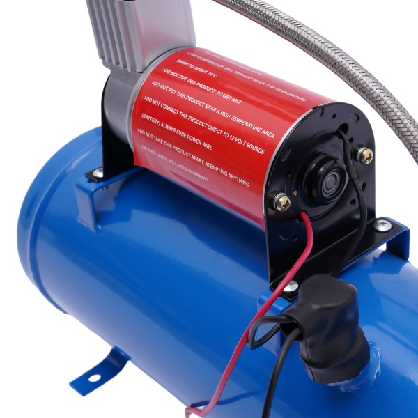 Compresseurs mobiles Air Horn Kit 6L avec 100 PSI 12v Compresseur d’air Horn Modified Air Pump