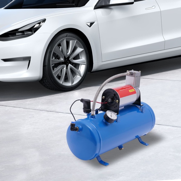Compresseurs mobiles Air Horn Kit 6L avec 100 PSI 12v Compresseur d’air Horn Modified Air Pump Compresseurs mobiles Air Horn Kit 6L avec 100 PSI 12v Compresseur d’air Horn Modified Air Pump