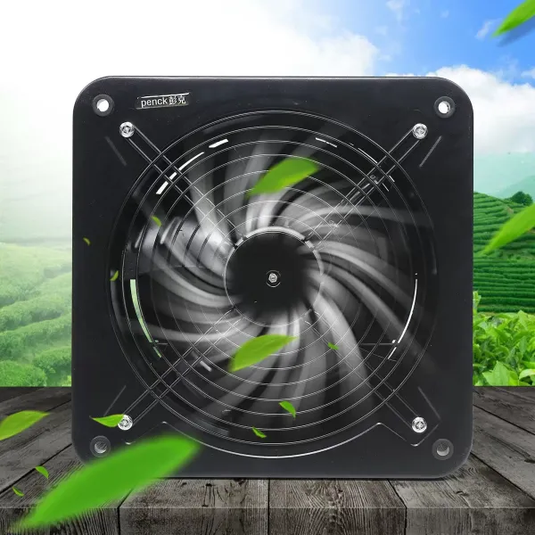 CNCEST-Ventilateur mural pour salle de bain - 300 mm - Avec tôle de refoulement