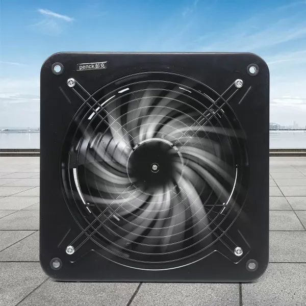 CNCEST-Ventilateur mural pour salle de bain - 300 mm - Avec tôle de refoulement