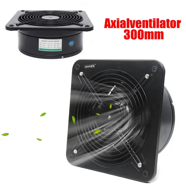 CNCEST-Ventilateur mural pour salle de bain - 300 mm - Avec tôle de refoulement CNCEST-Ventilateur mural pour salle de bain - 300 mm - Avec tôle de refoulement