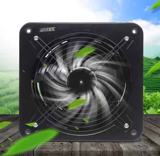 CNCEST-Wandventilator voor badkamer - 300 mm - Met uitblaasplaat