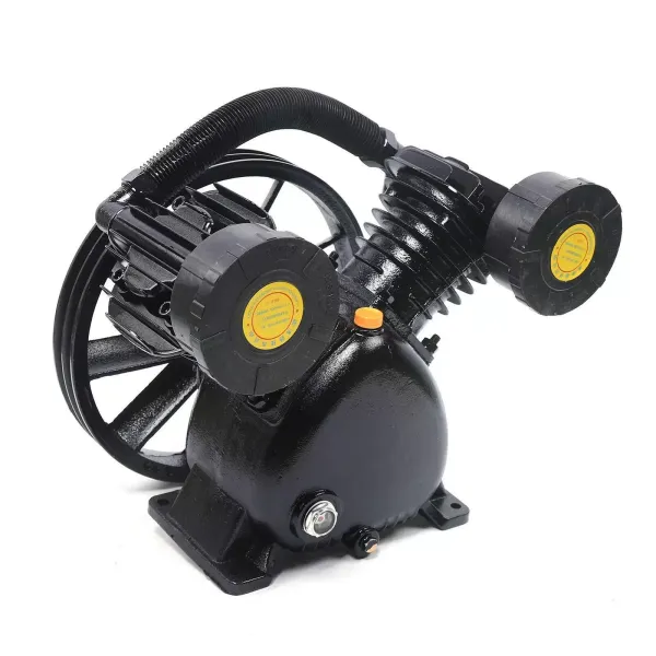 Compresseur à piston 4000 W Pompe pour compresseur d'air Type V 900 tr/min 4 kW 2 cylindres