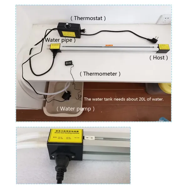 Machine à cintrer 125 cm 220 V en plastique et PVC