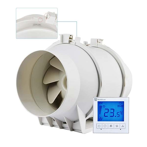 Aérateur d'air circulaire 220 V - 3 vitesses - Ventilateur filaire intelligent avec minuterie - Pour salle de bain, cuisine Aérateur d'air circulaire 220 V - 3 vitesses - Ventilateur filaire intelligent avec minuterie - Pour salle de bain, cuisine