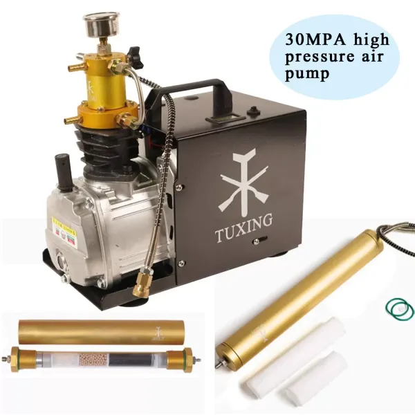 Pompe à air électrique 1800 W 30 MPA 220 V 4500 PSI Pompe à air haute pression Pompe à air électrique 1800 W 30 MPA 220 V 4500 PSI Pompe à air haute pression