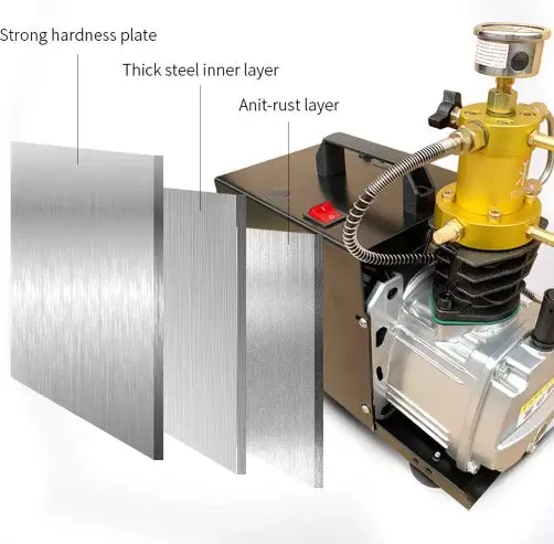 Elektrische luchtpomp 1800W 30MPA 220V 4500 PSI hogedrukluchtpomp