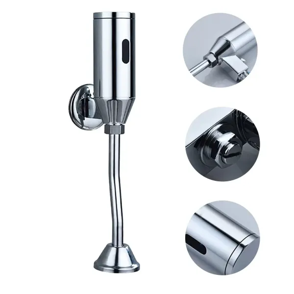Urinoir à capteur automatique en laiton pour salle de bain - Pour salle de bain - Économie d'eau - Urinoir