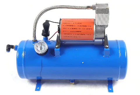 12V 6L Compresseur d'air Air Horn Kit 6 litres avec 150 PSI Compresseur d'air 4 trompettes