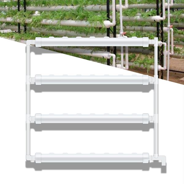 Système hydroponique en PVC - Pour culture aquatique - Avec pompe à eau - Pour balcon et jardin