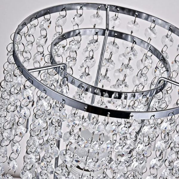 Lampe de table en verre créative moderne, blanche